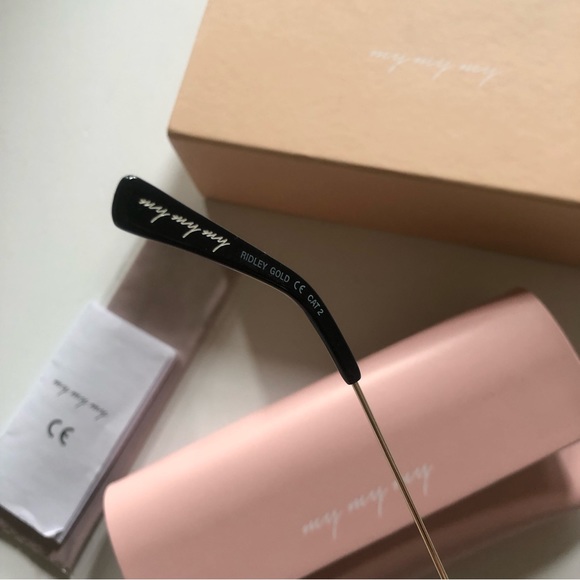 my my my Ridley Sunglasses Gold Aviator - Picture 3 of 4